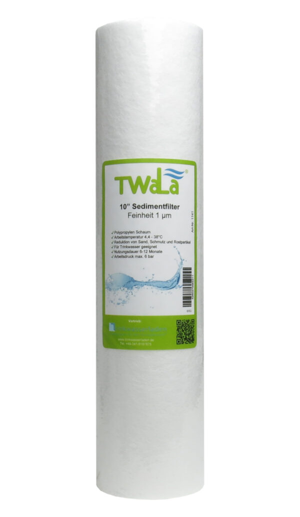TWaLa 1mikron Sediment Trinkwasserfilter 10Zoll Wasserfilter