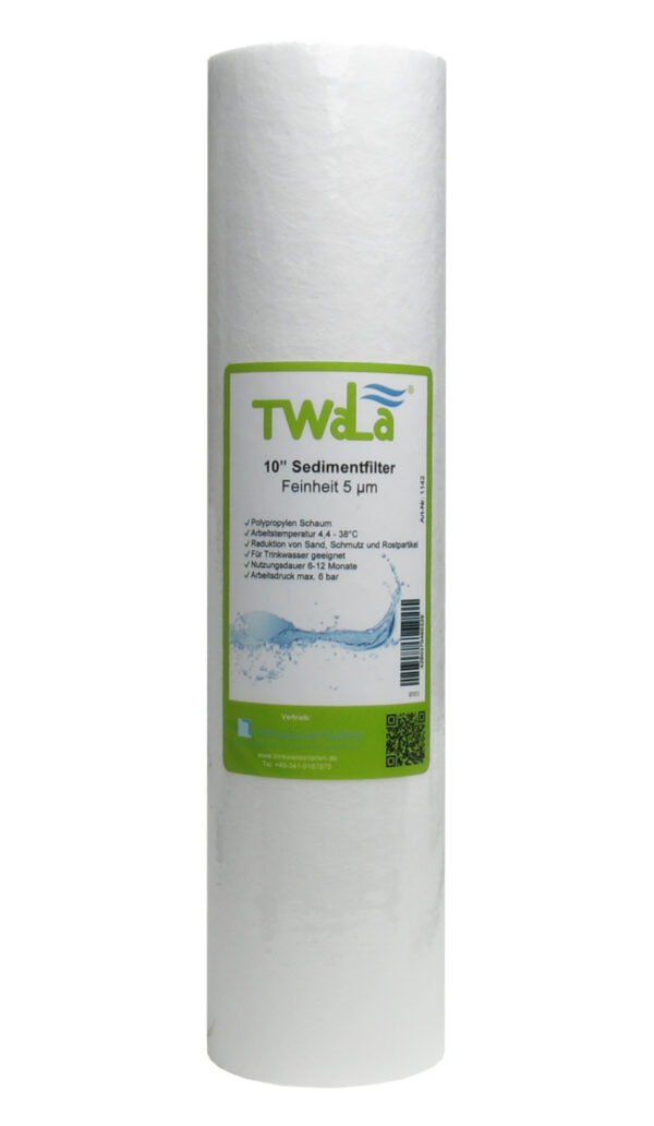 TWaLa 5mikron Sediment Trinkwasserfilter 10Zoll Wasserfilter