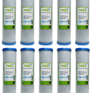 10x TWaLa 10mikron Aktivkohleblock Trinkwasserfilter 10Zoll Wasserfilter