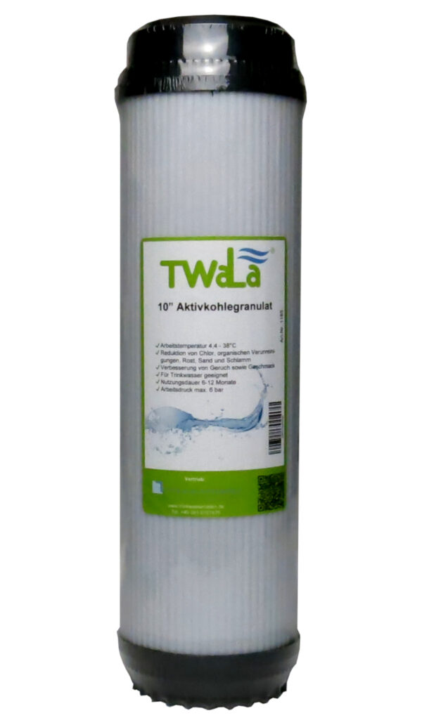 TWaLa Aktivkohlegranulat Wasserfilter 10 Zoll