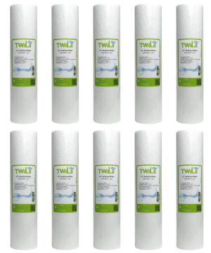 Set 10x Sedimentfilter 1&micro;m Vorfilter Grobfilter 10" Wasserfilter f&uuml;r Umkehrosmose