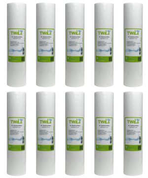 Set 10x Sedimentfilter 5&micro;m Vorfilter Grobfilter 10" Wasserfilter f&uuml;r Umkehrosmose